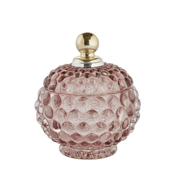 Glasburk Miya liten rosa
