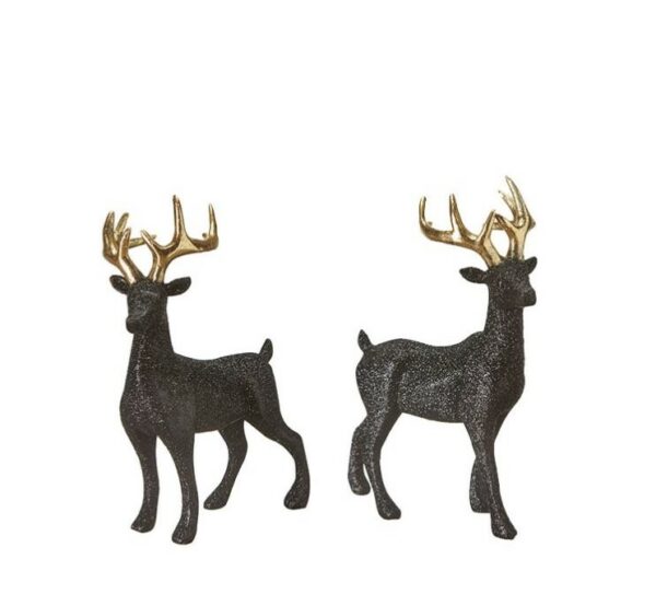 Hjort prydnad 2-pack