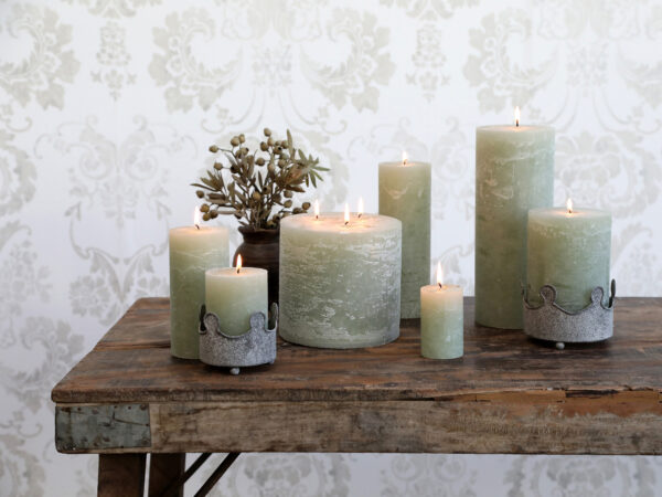 Gröna blockljus från Chic Antique