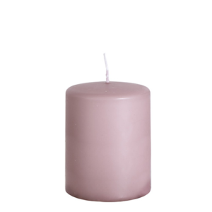Candle purple 6,8x10 cm