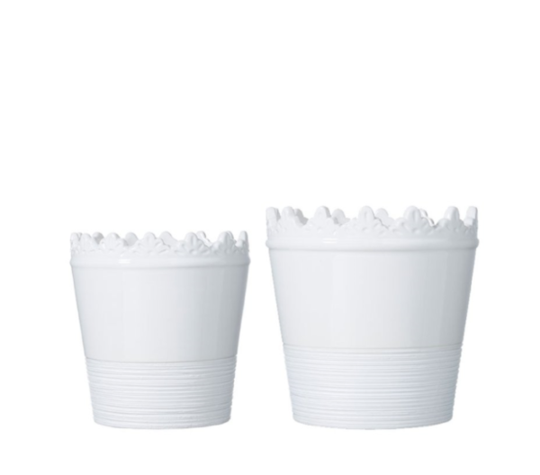 Flower pot Laila White