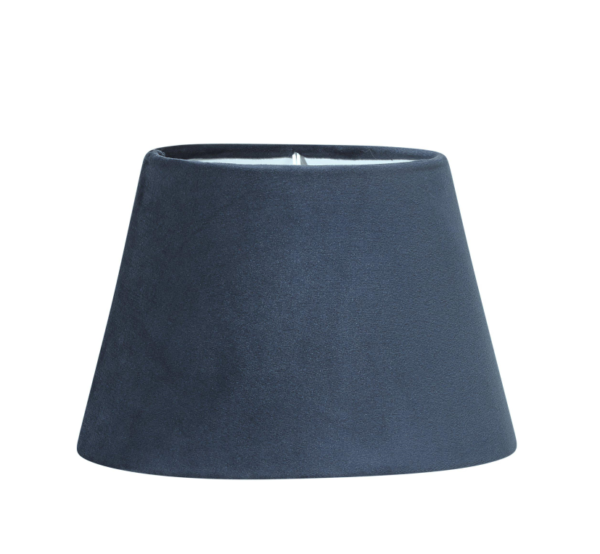 Oval Lampshade Blue