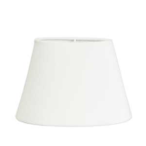 Oval Lampshade White