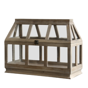 Greenhouse in spurce and glass