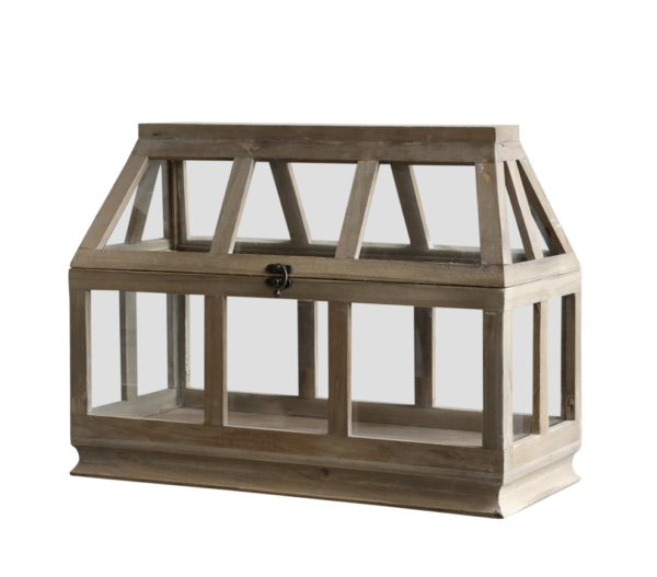 Greenhouse in spurce and glass
