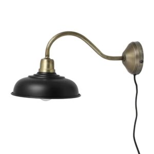 Black wall lamp