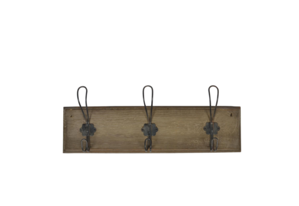 Wall hooks panel