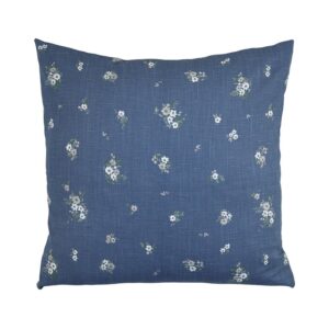 Cushion cover Flora Blue