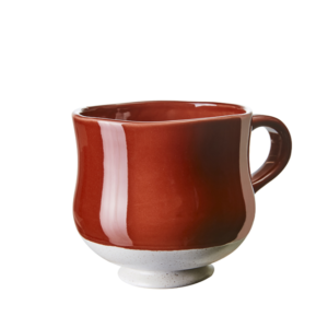 Stoneware cup Red
