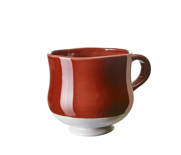 Stoneware cup Red