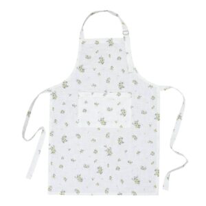 Apron Flora White