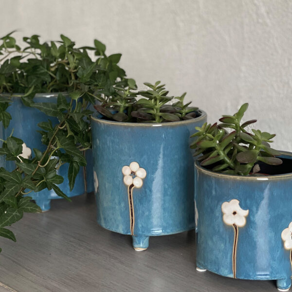 Flower pot ceramics
