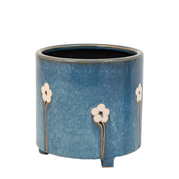Flower pot Sky blue