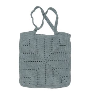 Blue crochet bag from Ib Laursen