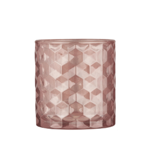 Candle holder Malva in glass from Ib Laursen