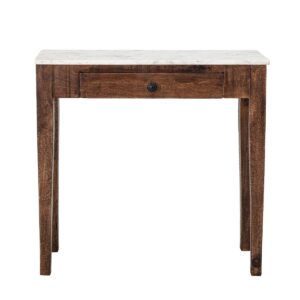 Console table in mango wood.