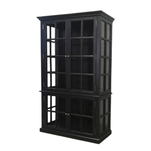 Display Cabinet Marseille Black 120 cm.