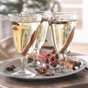 Lovely wine glasses for white wine.