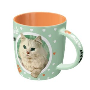 Lovely mug with cat motif and the text "Cat lover".