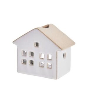 Ceramic house Molia white